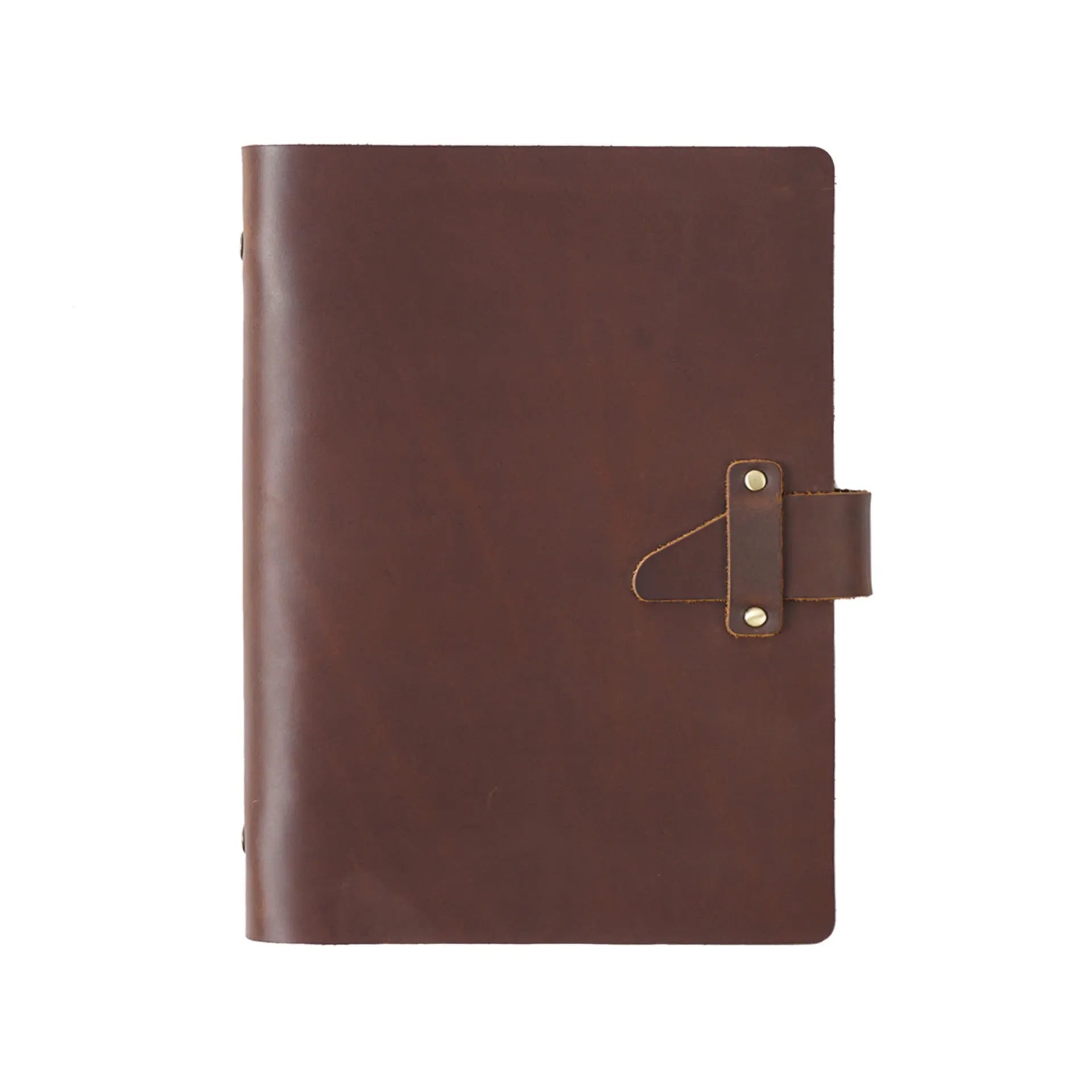 AIGUONIU Rustic Genuine Leather A5 Planner Notebook Spiral Diary Binder Journal Sketchbook Agenda Loose-leaf Binding Stationery