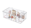 2024 Premium Cosmetic case Rotating Hot Sale Jewelry Storage Box Plastic Jewelry Storage Box Earrings Display Stand Container