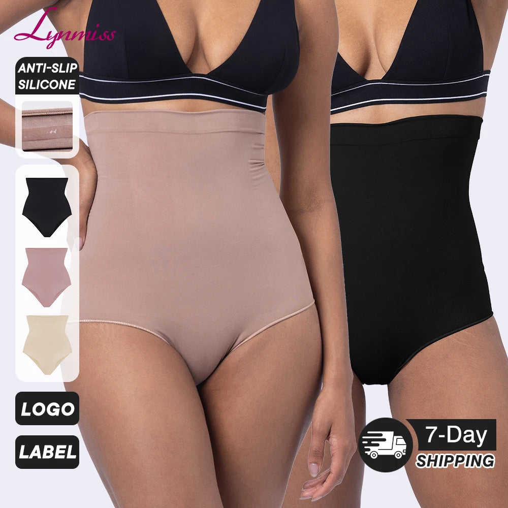 Women's High Waist Seamless Shapewear Control Panties Breathable Tummy Cincher