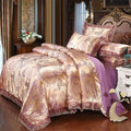 Polyester Duvet Cover King Queen Size Hotel-Grade Printing Bedding Set Anti-Dust Mite Air-permeable Features European-American