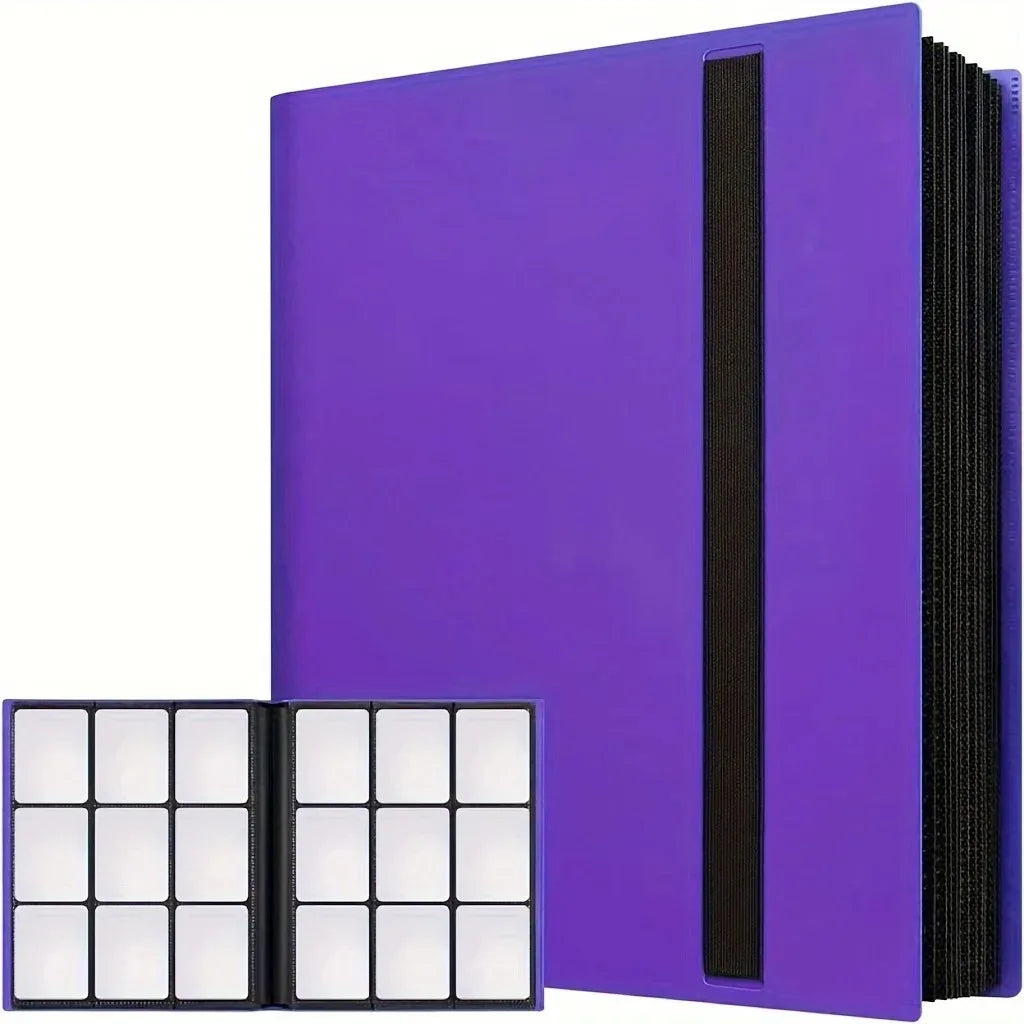 MIO 9 Pockets Toploader Card Holder for Pokemon TCG for MTG Baseball PP Card Binders Multiple Colors for Trading Card Storage
