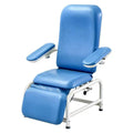 HICOMED Wholesale Manual Blood Collection Chair Manual Adjustable Blood Transfusion Chair Blue Blood Donation Chair