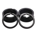 Wholesale 30mm Black Key Rings Bulk Flat Split Key Rings Metal Keychain Accessories