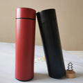 Sports Stainless Steel Water Bottle with Tea Infuser and LED Display Lid