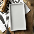 Factory Direct Wholesale Ceramic Small Rectangle Dinner Cake Plates  for Restaurantsmatte White Small Porcelain Dessert Plate