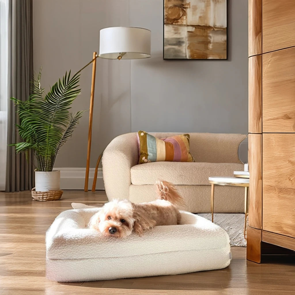 2024 Best Seller Luxury Modern Orthopedic  Dog Bed Waterproof Cat Sofa Bed in Rectangle Shape for Winter and Summer