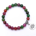 New Simple Design Fashion Jewelry Yoga Bracelet Natural Stone Beads Elastic Energe Charm Bracelet