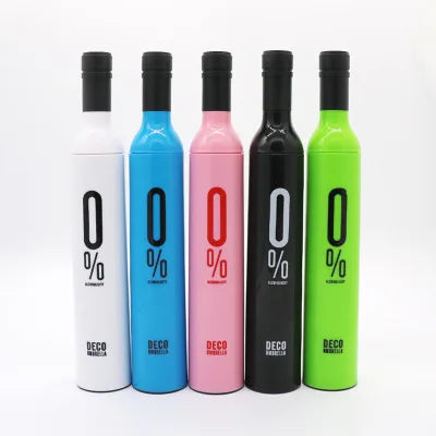 Promotional Cheap Portable Umbrella Customized Wine Bottle Umbrella