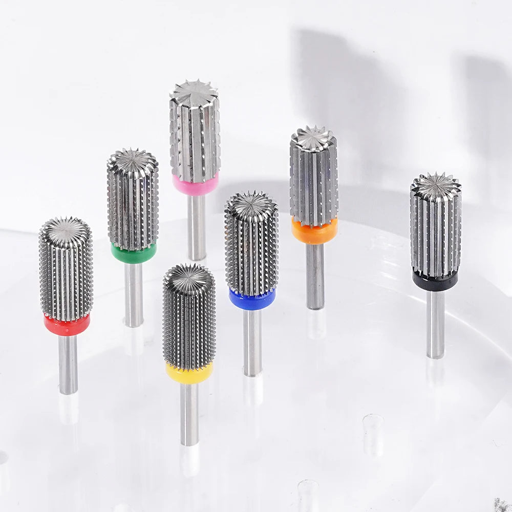 3 in 1 Bits (Straight Cut) Uncoated Factory Price Nail Drill Bit Set Attractive in Price 5 in 1 Hot Sale Carbide Nail Drill Bit
