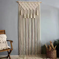 Nordic Bohemian Macrame Wall Hanging Tassel Boho Tapestry House Decoration Hand-Woven for Home Decor Livingroom Bedroom Room