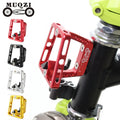 MUQZI Folding Bike Accessories Pig Nose Front Shelf Mount Carrier Aluminum Alloy Split Holder Pig Nose