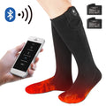 5V 5000Mah Smart Li Ion Battery Double Layer Thick Electric Dongguan High Custom Logo Waterproof Heated Winter Socks Bluetooth