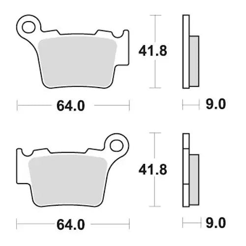 Galfer Standard Rear Pads for KTM SX-F 250 06-25 Hand Tools