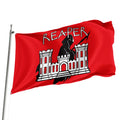 High Quality Reaper Flag 3*5ft Promotional Product with Digital Printing Double Sided Metal Copper Buckle Flag