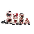 Custom Logo Polyhedr Dice Resin New Design Custom White-black spider Dice for DND Games Dropshipping Available