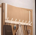 Silent Over the Door Hook Rack Door Hook Hanger Organizer for Bedroom Bathroom Entryway Closet