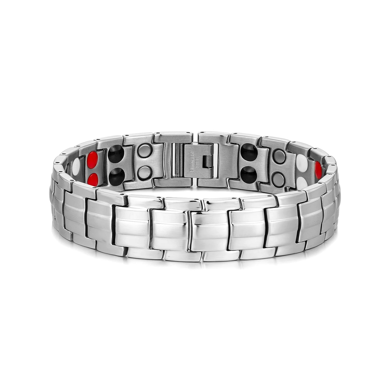 Wholesale Man Jewelry Therapy Energy Men's Magnetic Bracelet Stainless Steel Health Bio Bracelet for Man
