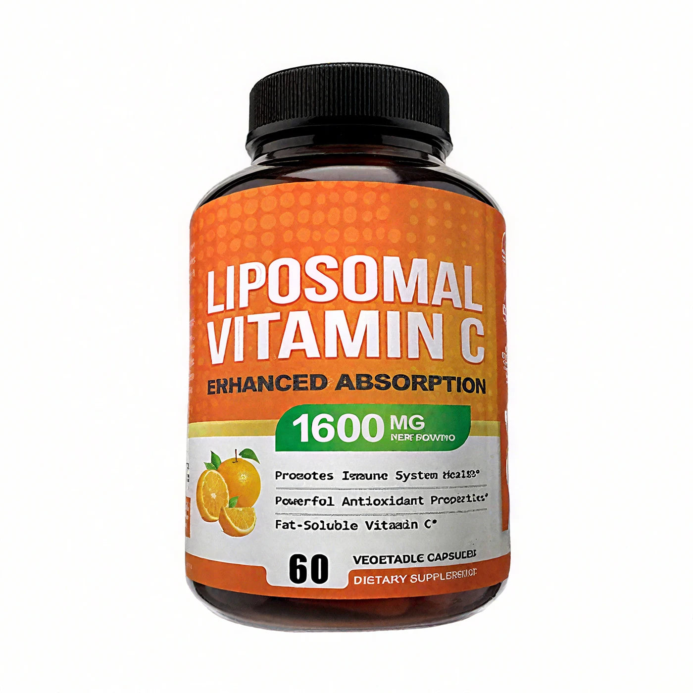 OEM ODM Liposomal Vitamin C 1600mg Antioxidant High Absorption Fat Soluble Ascorbic Acid Vitamin Supplements Enhanced Absorption