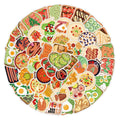 50PCS VSCO Fresh bread fast food decals cute cartoon toast sticker