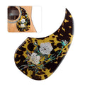 High-grade Folk Guitar Pickguard Pick Guard with Decorative Flower Pattern for 40 Inch 41 Inch Acoustic Guitars