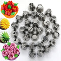 304 Stainless Steel Eco-Friendly Reusable Cake Decorating Supplies Piping Tips & Icing Nozzles Essential Baking Tool