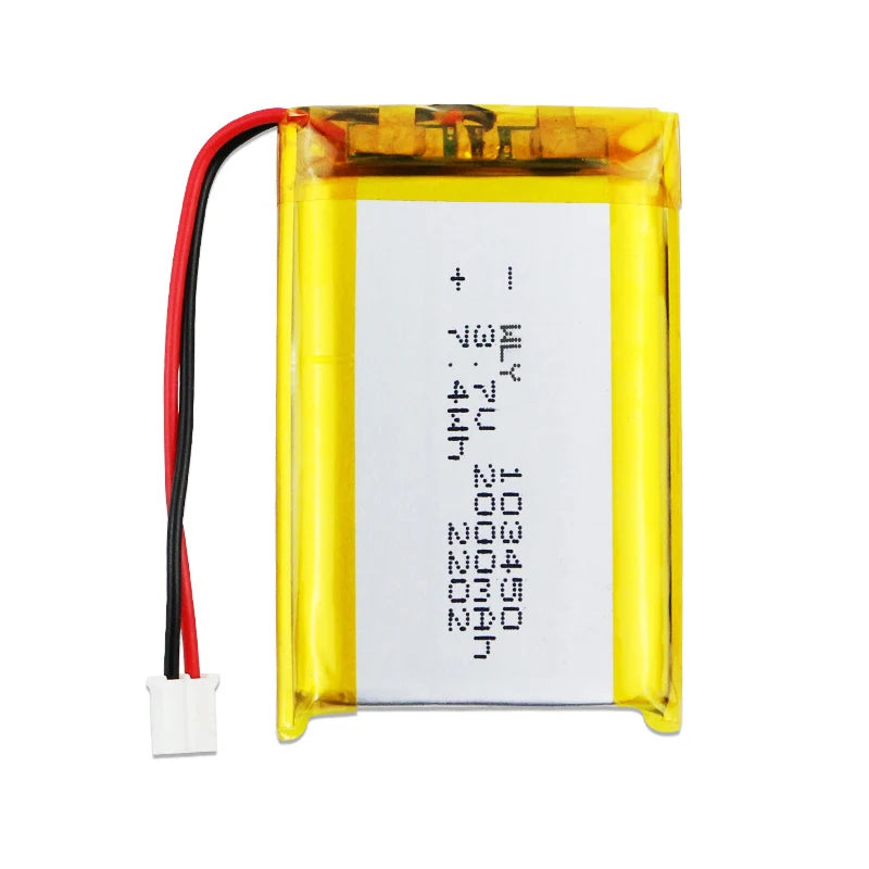 Rechargeable 3.7V Lithium Ion Polymer Battery 1800mAh 2000mAh 103450 Li Ion Battery for GPS Smart Devices