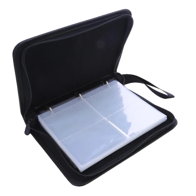 MIO 4 Pocket Card Binder with 50 Pages & 400 Card Slots for MTG CCG TCG PTCG FFTCG Compatible Made From Durable PU Material