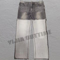 Customized High Quality Hunting Real Tree Stacked Parachute Carpenter Men Custom Demin Pants