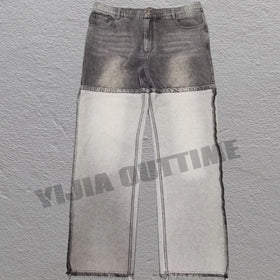 Customized High Quality Hunting Real Tree Stacked Parachute Carpenter Men Custom Demin Pants
