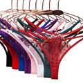 Hot Selling Luxury Embroidery Perspective Seduction G-String Women's Low Waist Panties Factory Wholesale Hot Bikini Girl