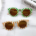 JS221 Cheap promotional colorful frame kids retro sunglasses children