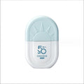 50ml White Sunscreen Bottle Hand Cream Isolation Flask Hot Stamping Skincare Packaging Materials with Cork Sealing