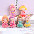 Resin Cartoon Princess Girl Flatback Resin Charms Cabochon for Slime Filler Kid DIY Mobile Phone Hairclip Keychain Decor Craft