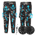 Innovative Cooling High Tech Fan Pants Lightweight Breathable Construction Workers Welders Fan Man Pants Air-Conditioned Pants