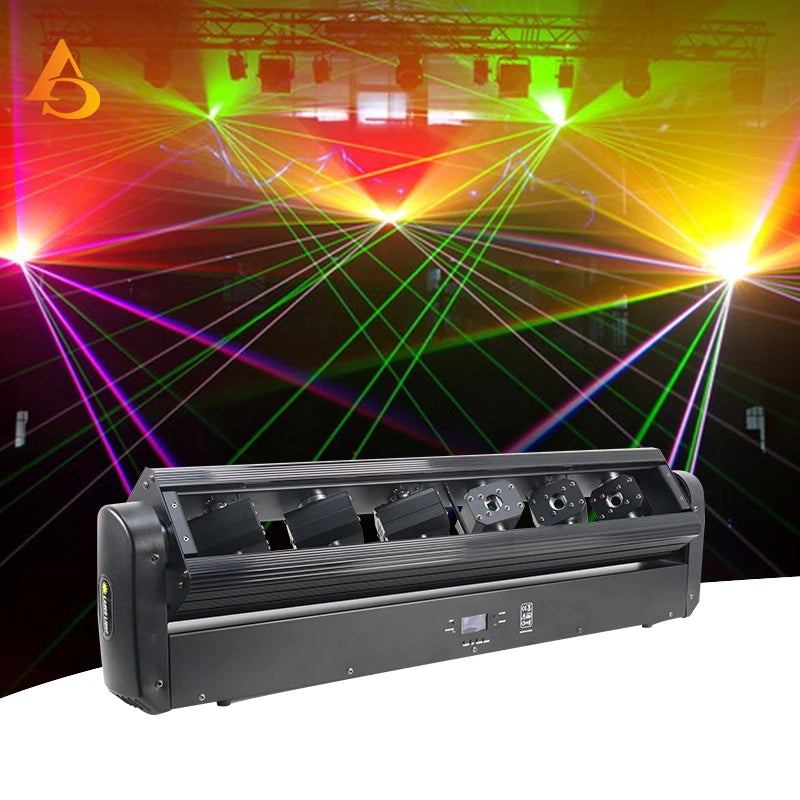 AICPOSE Hot Sell 6 Laser Moving Head Light Rgb for Led Disco 3000W Laser Stage Effect Lighting