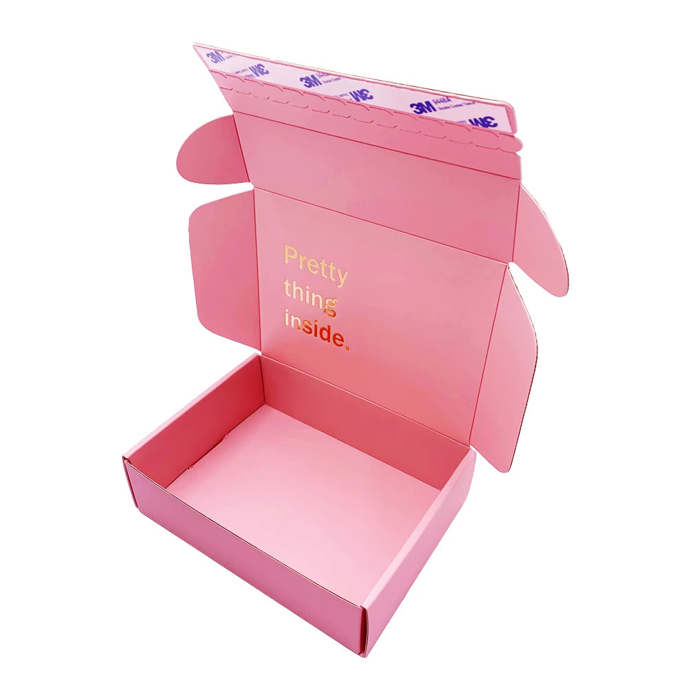Shipping Logo Insert Paper Truck Gift Folding Clothing Crownwin Custom Corrugated Packaging Matt Lamination Recyclable Folders