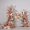 H-400 New Style Cake Tower Set Floral Display Window Showroom Layout Flower Arch Horn Decoration Backdrop Wedding Event