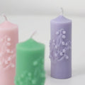Orchid Columnar Soy Wax Luxury Eco-Friendly Handmade Scented Candles for Holiday Relief Thanksgiving New Year Father's Day