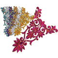 Diy Sequin Embroidery Neckline Cloth Applique Performance Clothes Accessories Dance Ethnic Costume Ironing Hotfix Sticker Patch