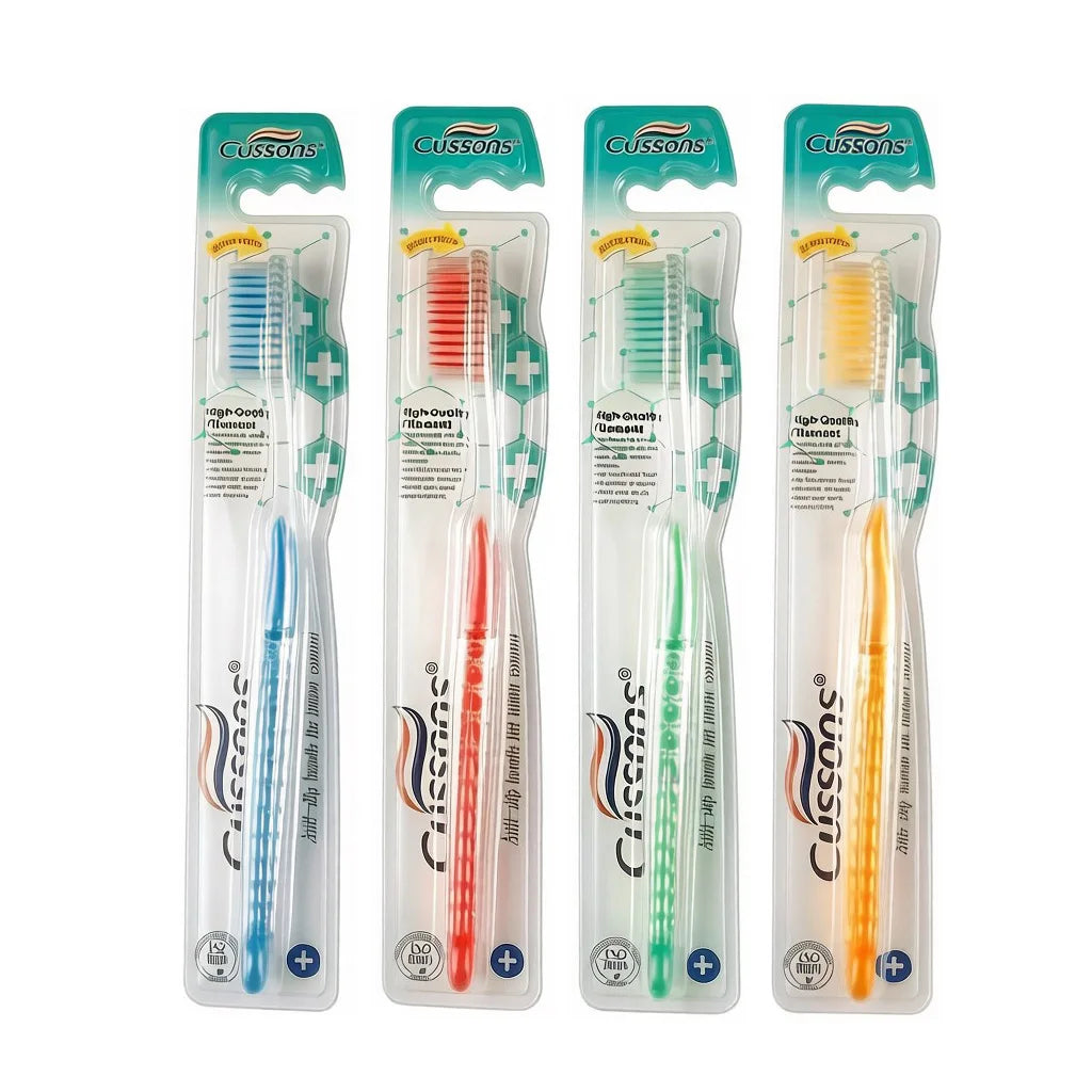 Transparent Handle Soft Bristle Toothbrush Manual Deep Cleaning Toothbrush for Daily Oral Care Ergonomic Non-slip Handle