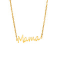 Minimalist Stainless Steel Mama Initials Letter Necklace Name Necklace Mother's Day Jewelry Gift for Mom