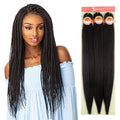 Synthetic Braiding Hair 52 Inch Kanekalo 3x Pre Stretched Braiding Hair for Crochet Braiding Extension