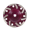 TRUE SHINE Diamond Grinding Wheel Cup Disc OEM Customizable Medium Hardness 5inch Abrasive Disc 16#-120# Grit for Aggressive