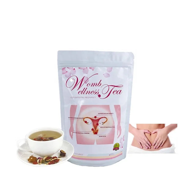 Female Warm Womb Detox Natural 7 Ingredients Bagged Blended Health Tea Pain Relief for Women Wellness Period