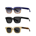 2024 Unisex New High Quality TR90 Frame Sun Glasses Men Women Square Uv400 Polarized Acetate Sunglasses