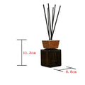 Hot Sale Private Label Aroma Glass Bottle With Metal Charm Natural Sticks Home Fragrance Reed Diffuser Set