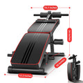 ZHOYA Gym Bench for Workout Foldable Supine Bench Press for Home Exercise-Tummy Tuck & Sit-Up Training
