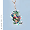 Custom Acrylic Holographic Keychain Glitter Custom Keychain Acrylic Keychain Charms