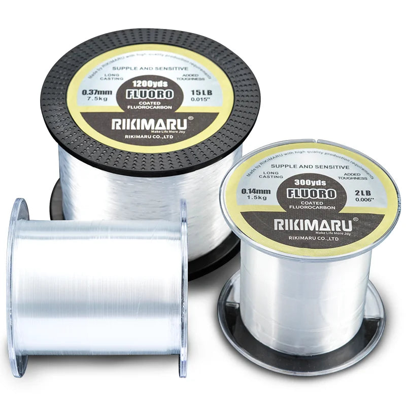 High End Rikimaru Fluorocarbon Coating Monofilament Fishing Lines Premium Quality Angling Line for Carp Fish