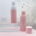 60ml Pink Plastic Round Empty Cosmetic Travel Lotion Pump Cream Bottles